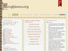 Tablet Screenshot of preghiamo.org